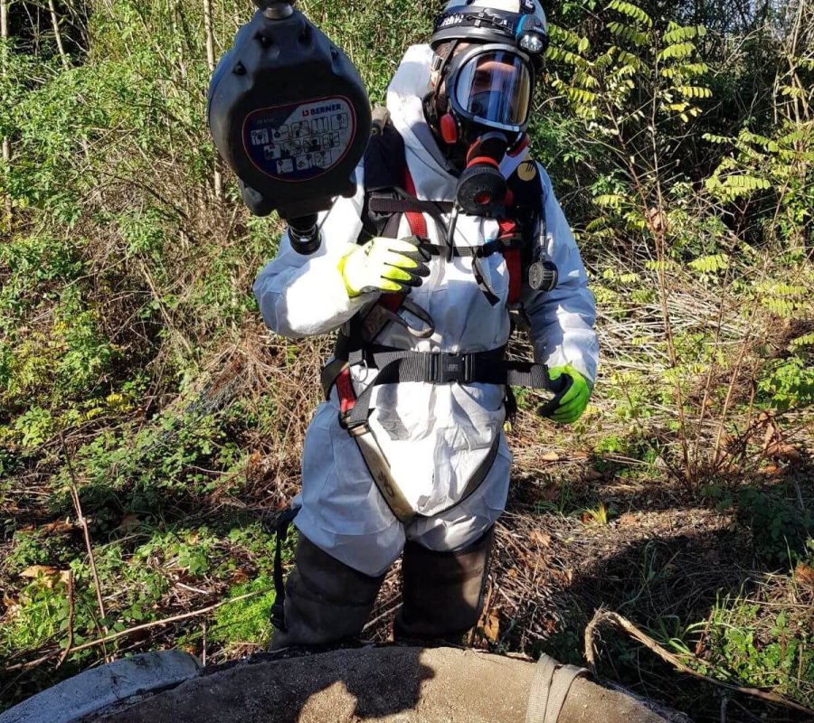 lavoro in ambiente confinato